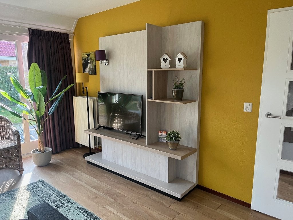 Houten TV meubels (20x) , 208x165x49 cm, gratis af te halen., Ophalen, Gebruikt, 200 cm of meer, 150 tot 200 cm