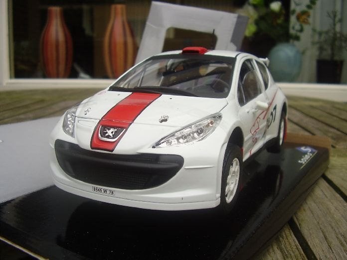 Schaalmodel Peugeot 207 2000 rally, Ophalen of Verzenden, Nieuw, Auto