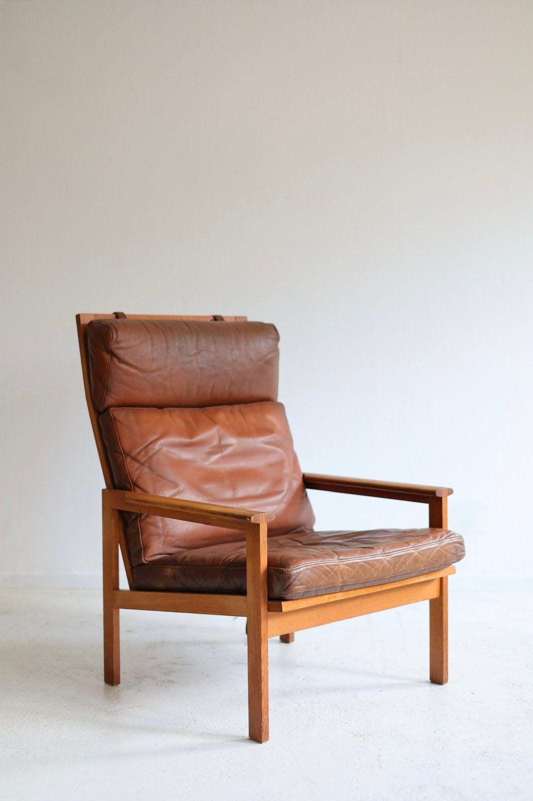 Capella fauteuil hoge rug, Illum Wikkelso, Huis en Inrichting, Fauteuils, Ophalen, Design, 75 tot 100 cm, Tijdperk