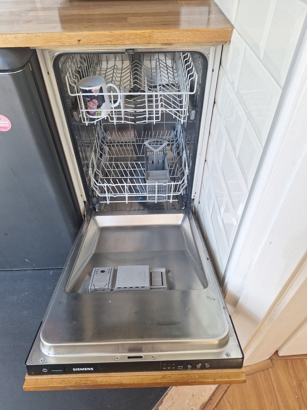 Siemens Inbouw Vaatwasser 45 cm, Witgoed en Apparatuur, Vaatwasmachines, Ophalen, Gebruikt, Inbouw, Minder dan 45 cm