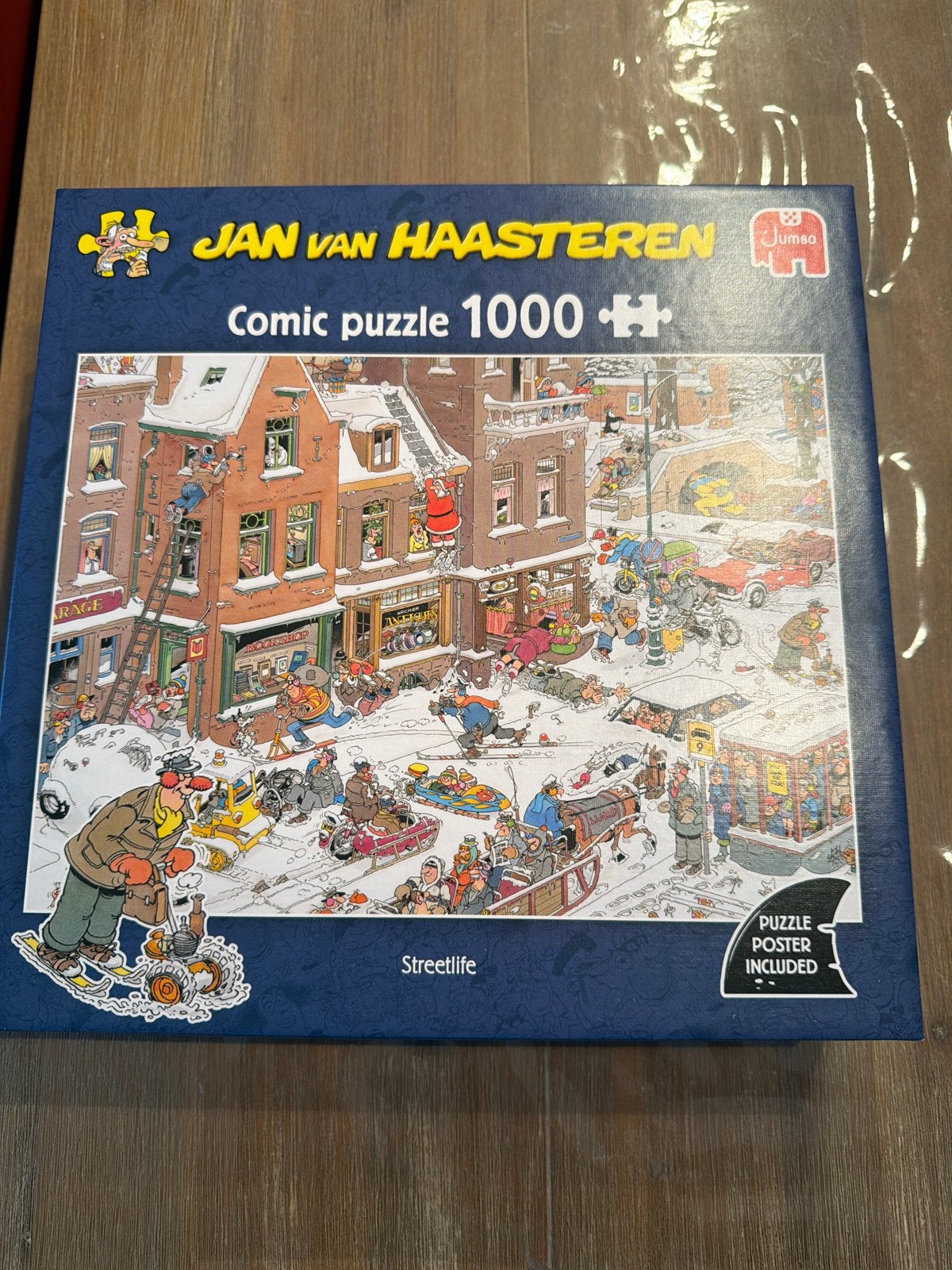 Jan van Haasteren Streetlife Comic Puzzel 1000 stukjes, Hobby en Vrije tijd, Ophalen of Verzenden, 500 t/m 1500 stukjes, Nieuw
