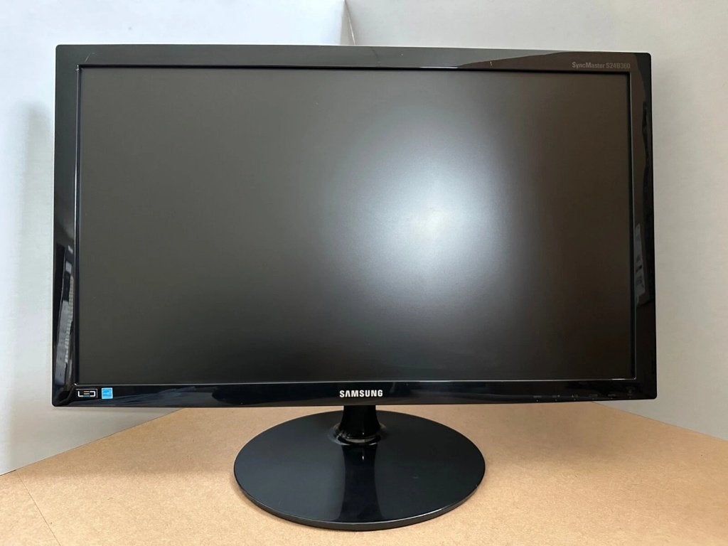 Led 24 Inch Samsung Syncmaster S24B300 Superkoopje 100% Ok, Gebruikt, Kantelbaar, 101 t/m 150 Hz, HDMI