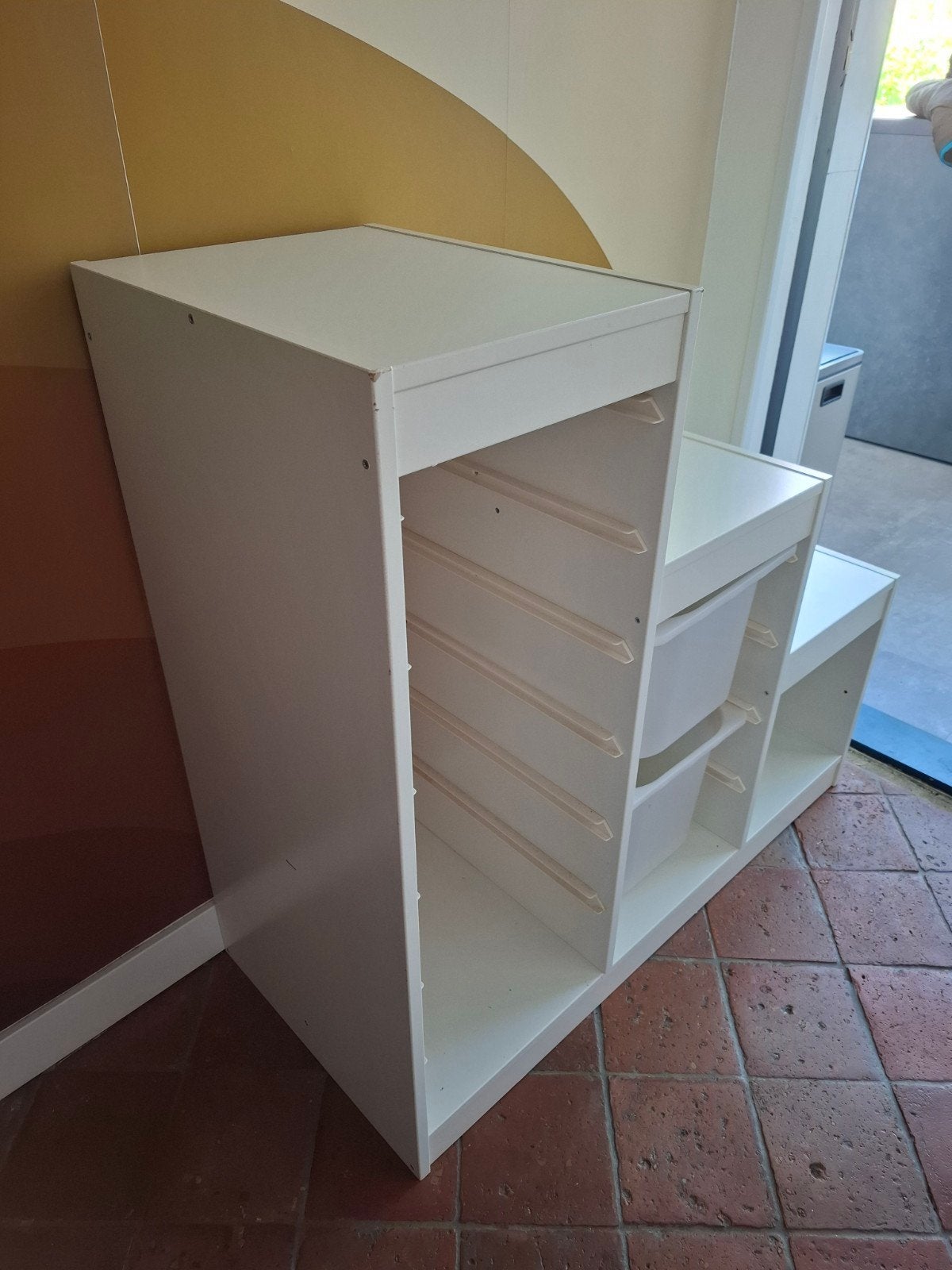Ikea Trofast kast 100x44x94 zo goed als nieuw met 2 bakken, Ophalen, Kast, Minder dan 50 cm, 90 tot 105 cm
