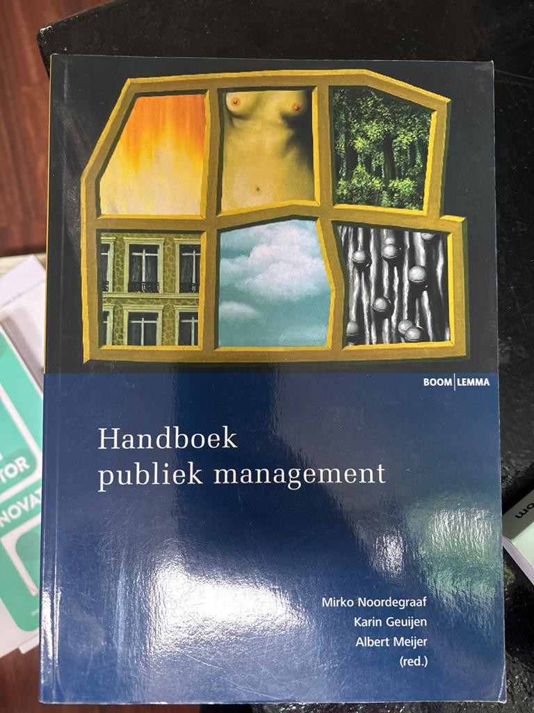 Handboek publiek management - Mirko Noordegraaf, Ophalen of Verzenden, Gamma, Gelezen, HBO