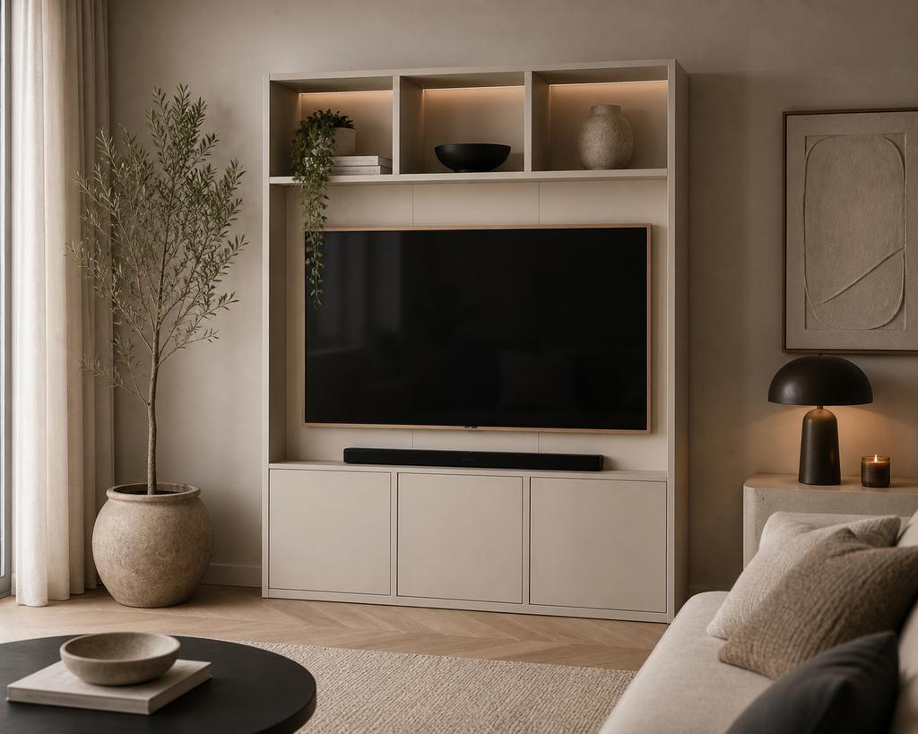 Meggy TV opbergkast 160cm grenen dust van Woood, Ophalen, Japandi, Industrieweg 25, Rj