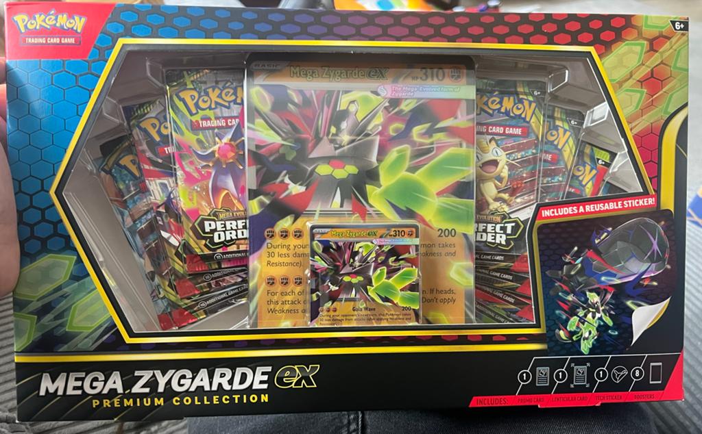 Pokémon Mega Zygarde EX Premium Collection Box, Hobby en Vrije tijd, Denksport en Puzzels, Ophalen of Verzenden, Nieuw