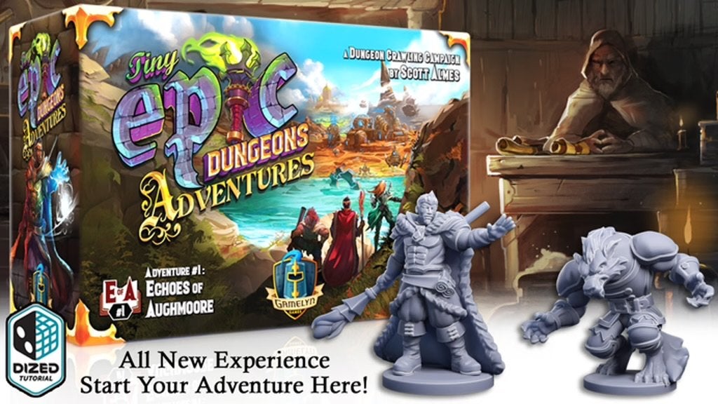 OPZOEK: Tiny Epic Dungeons Adventures Bordspel, Een of twee spelers, Ophalen of Verzenden, Nieuw