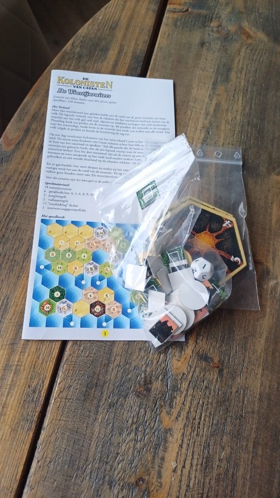 bordspel Kolonisten Catan de Woestijnruiters van 999 games, Een of twee spelers, Ophalen of Verzenden, Zo goed als nieuw, 999games
