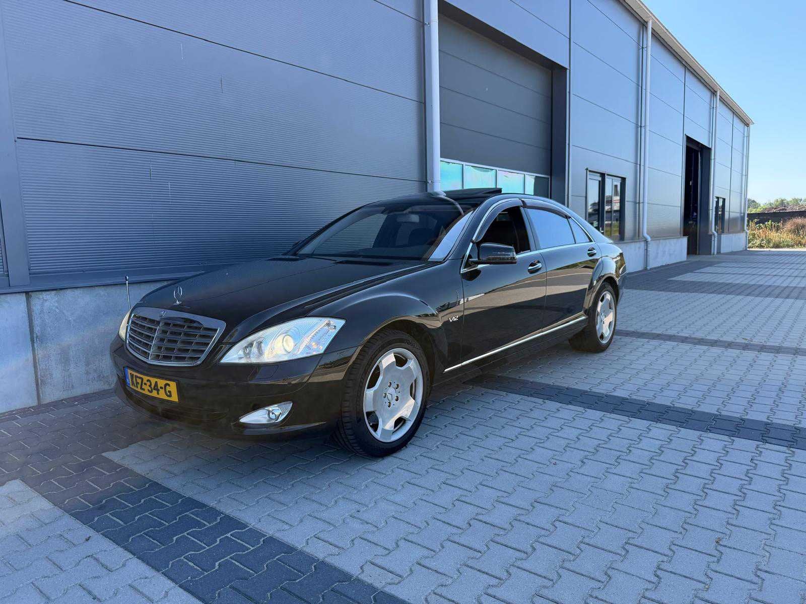 Mercedes-Benz - S-klasse - V12 600 - Lang - Personenauto - 2, Gebruikt, Zwart, Bedrijf, 2110 kg