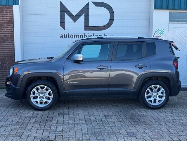 Jeep Renegade 1.4 MultiAir Limited-Dealer onderh.-Carplay, Auto's, Jeep, Voorwielaandrijving, Stof, Gebruikt, 4 cilinders