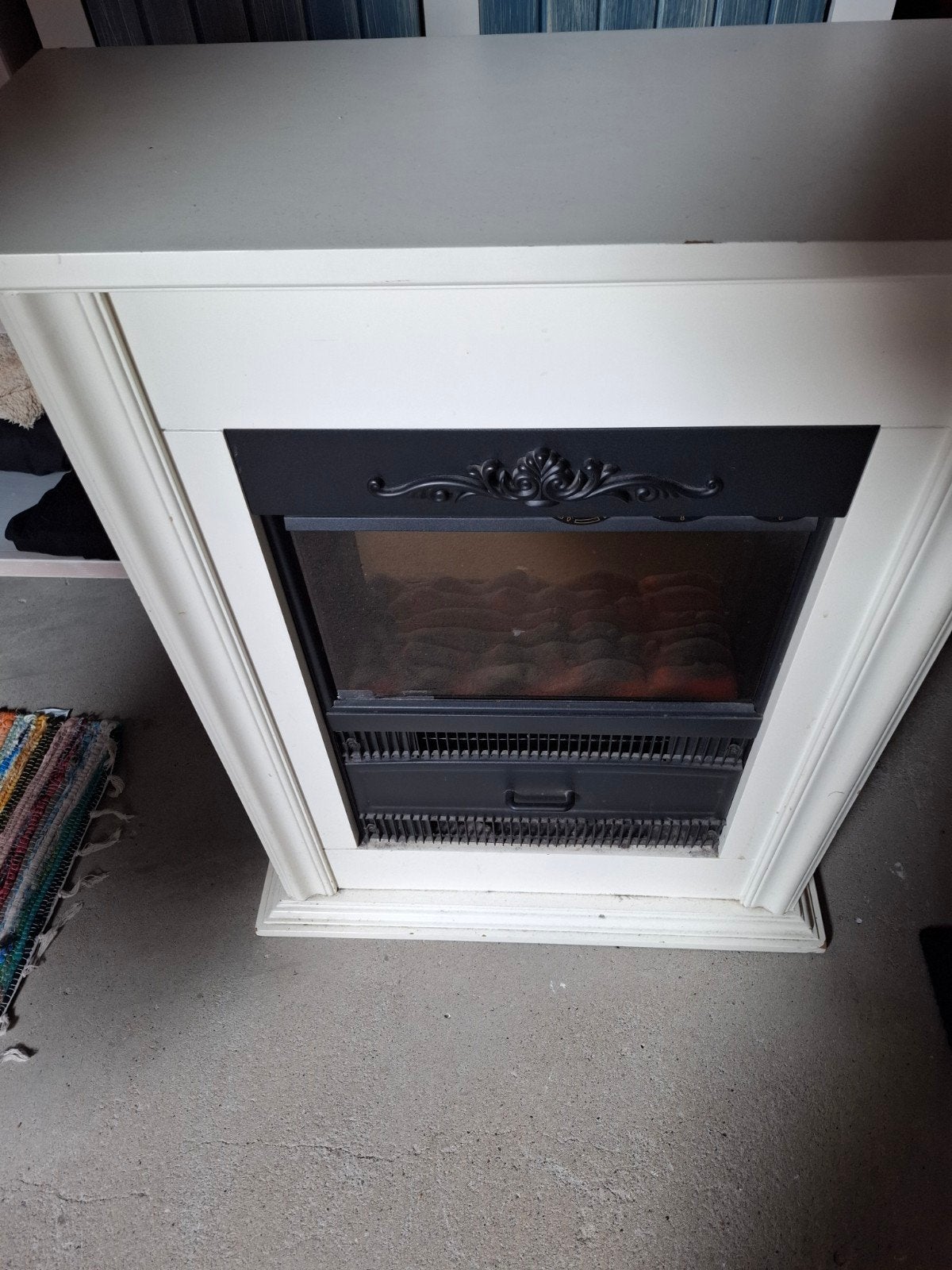 Elektrische sfeerhaard met ombouw - Classic Fire, Ophalen of Verzenden, Gebruikt, Vrijstaande haard, Elektrische haard