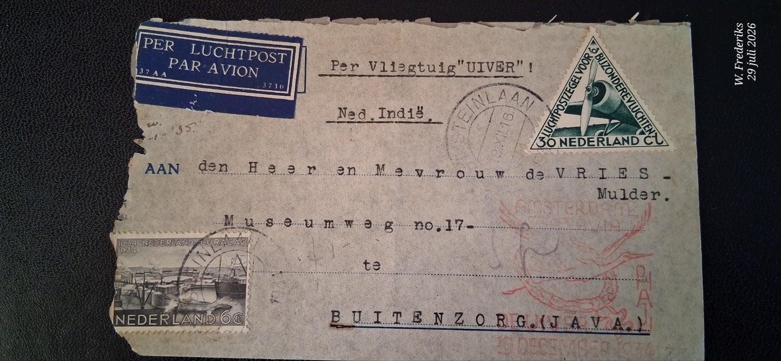 Envelop Uiver-ramppost, Ophalen of Verzenden, Envelop