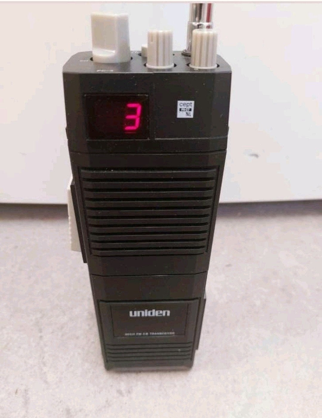 Vintage retro Uniden pc-4 27mc bakkie mobiele bak, Ophalen of Verzenden, Gebruikt, Zender en Ontvanger