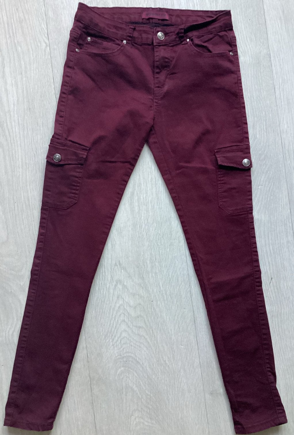 Bordeaux rode spijkerbroek maat 40 van goodies, Overige kleuren, Ophalen of Verzenden, Zo goed als nieuw, W30 - W32 (confectie 38/40)