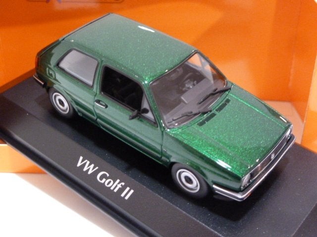 Minichamps Volkswagen Golf II GTi 1985 Groen 1:43 940054100, Ophalen of Verzenden, Nieuw, Auto, MiniChamps