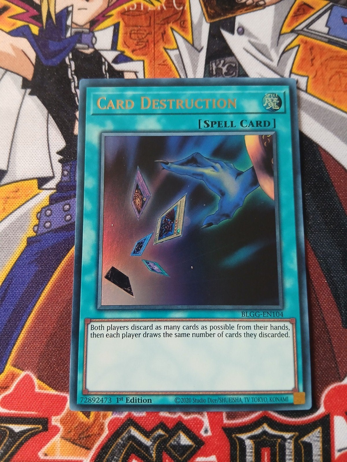 Card Destruction - Ultra Rare BLGG - Yu-Gi-Oh, Ophalen of Verzenden, Zo goed als nieuw, Foil