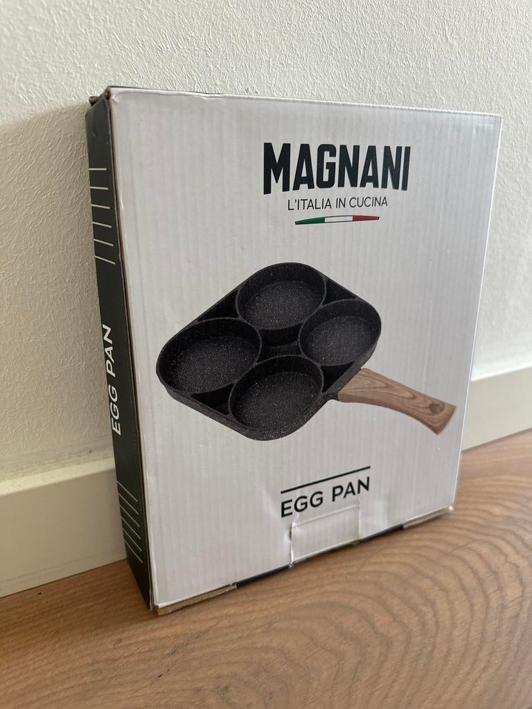 Magnani eierpan, nieuw, Keramische plaat, Ophalen of Verzenden, Koekenpan of Braadpan, Nieuw