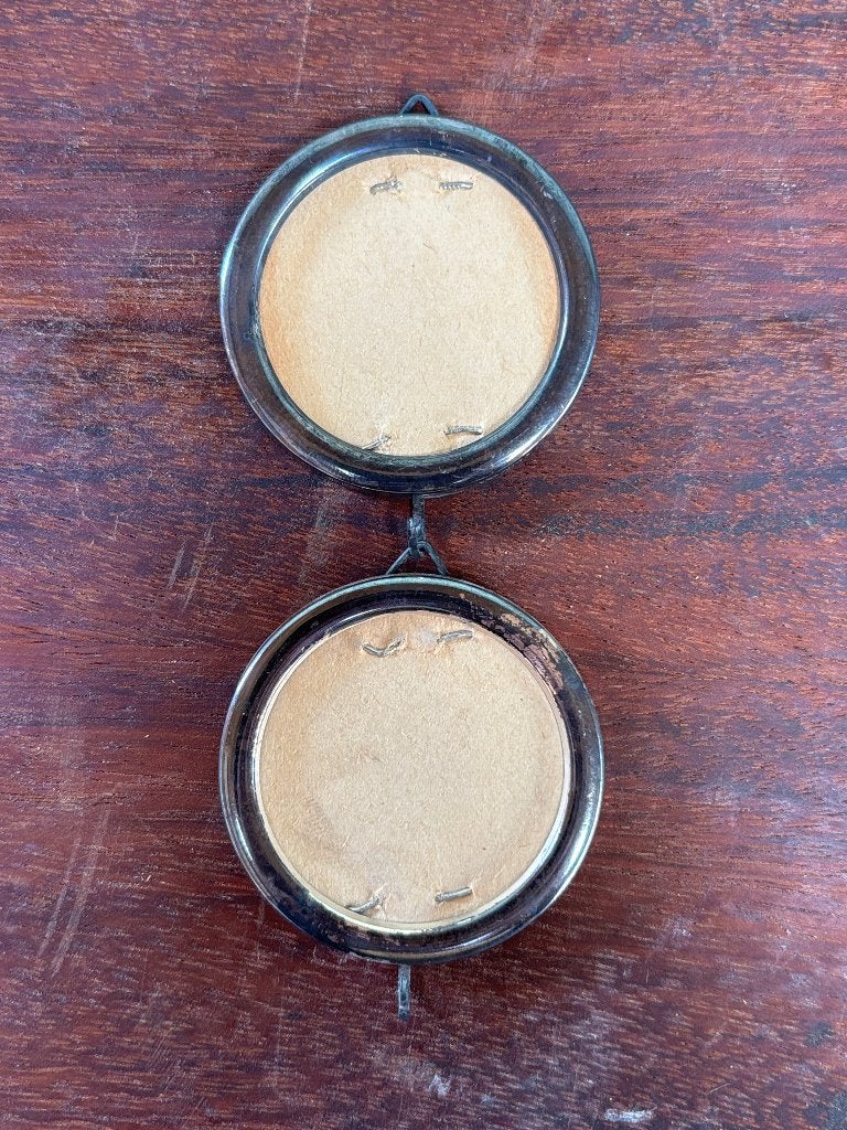Kleine, vintage, zilveren schakel-lijstjes, Ophalen of Verzenden