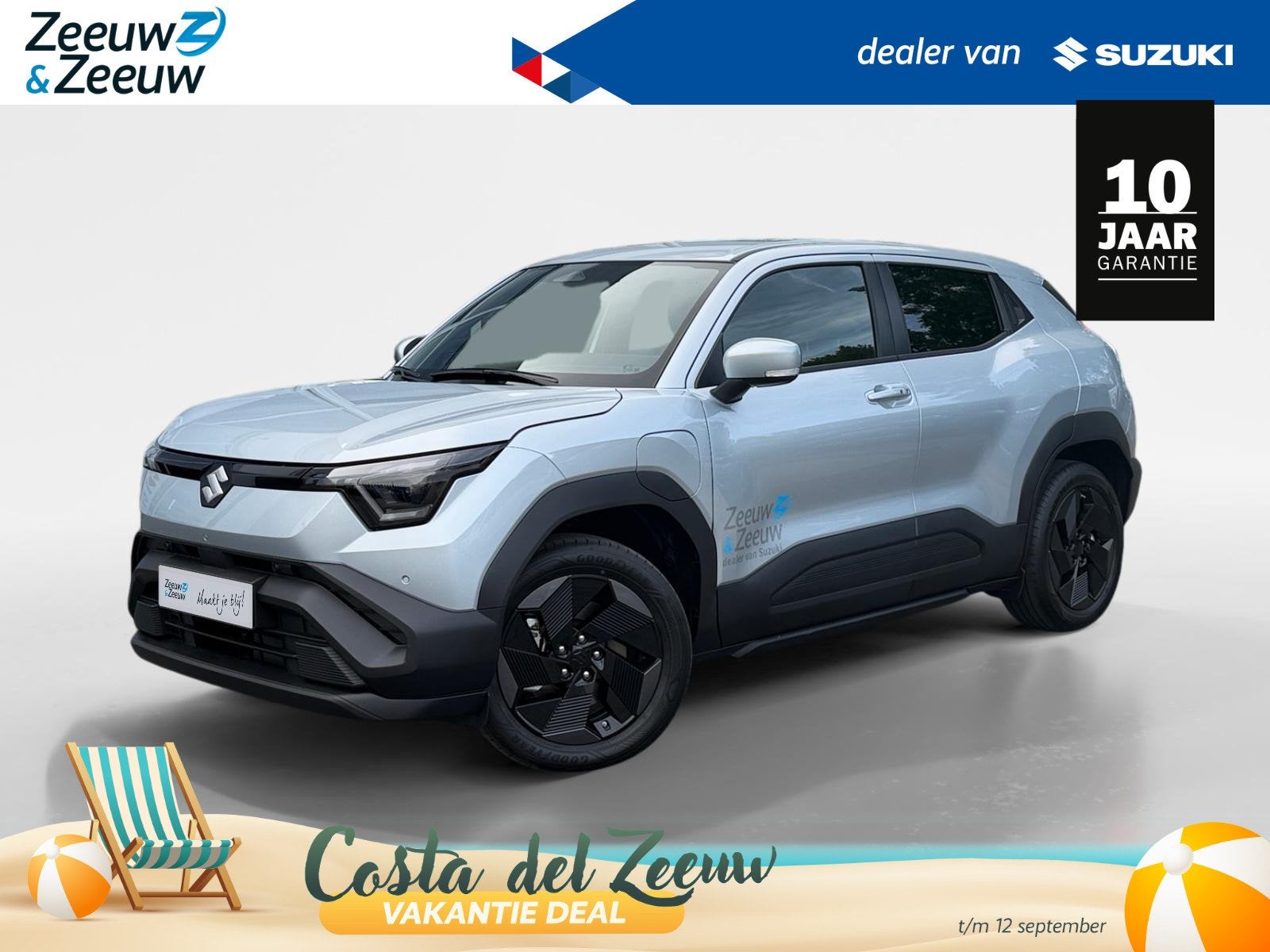 Suzuki e VITARA Select 61 kWh | Demo | Ook nieuw te bestelle, Auto's, Suzuki, 12 maanden, Stof, 750 kg, 360 min