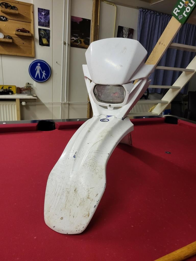 Yamaha dt50 voorkap, koplamp en spatbord, Ophalen of Verzenden, Gebruikt, Koplamp, Yamaha DT