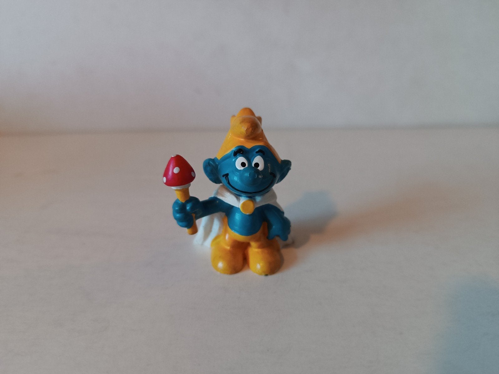 Schleich Smurfen Collectie: Koning Smurf, Ophalen of Verzenden, Gebruikt, Overige Smurfen, Poppetje, Figuurtje of Knuffel