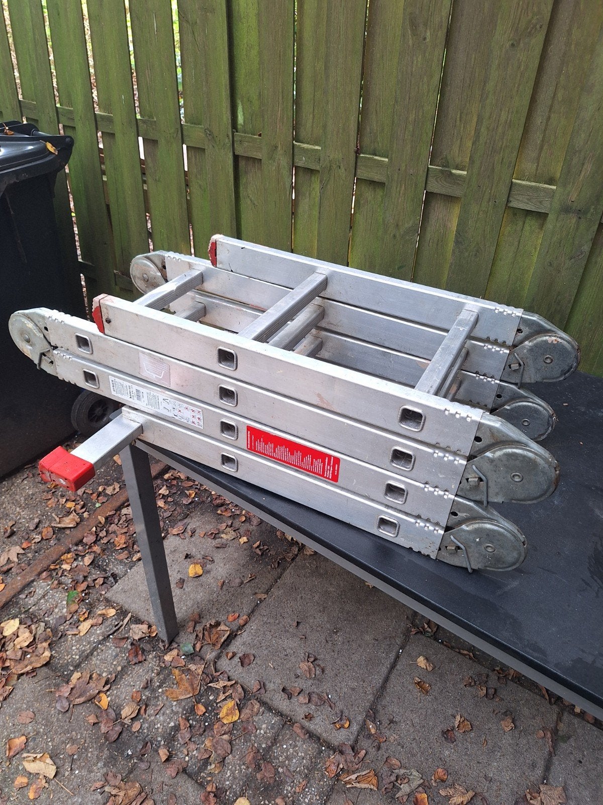 Vouwladder, Gebruikt, Ophalen of Verzenden, Ladder, Opvouwbaar of Inschuifbaar