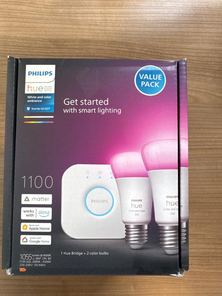 Philips Hue Bridge (zonder 2 lampen), Ophalen, Led-lamp, Minder dan 30 watt, E27 (groot)