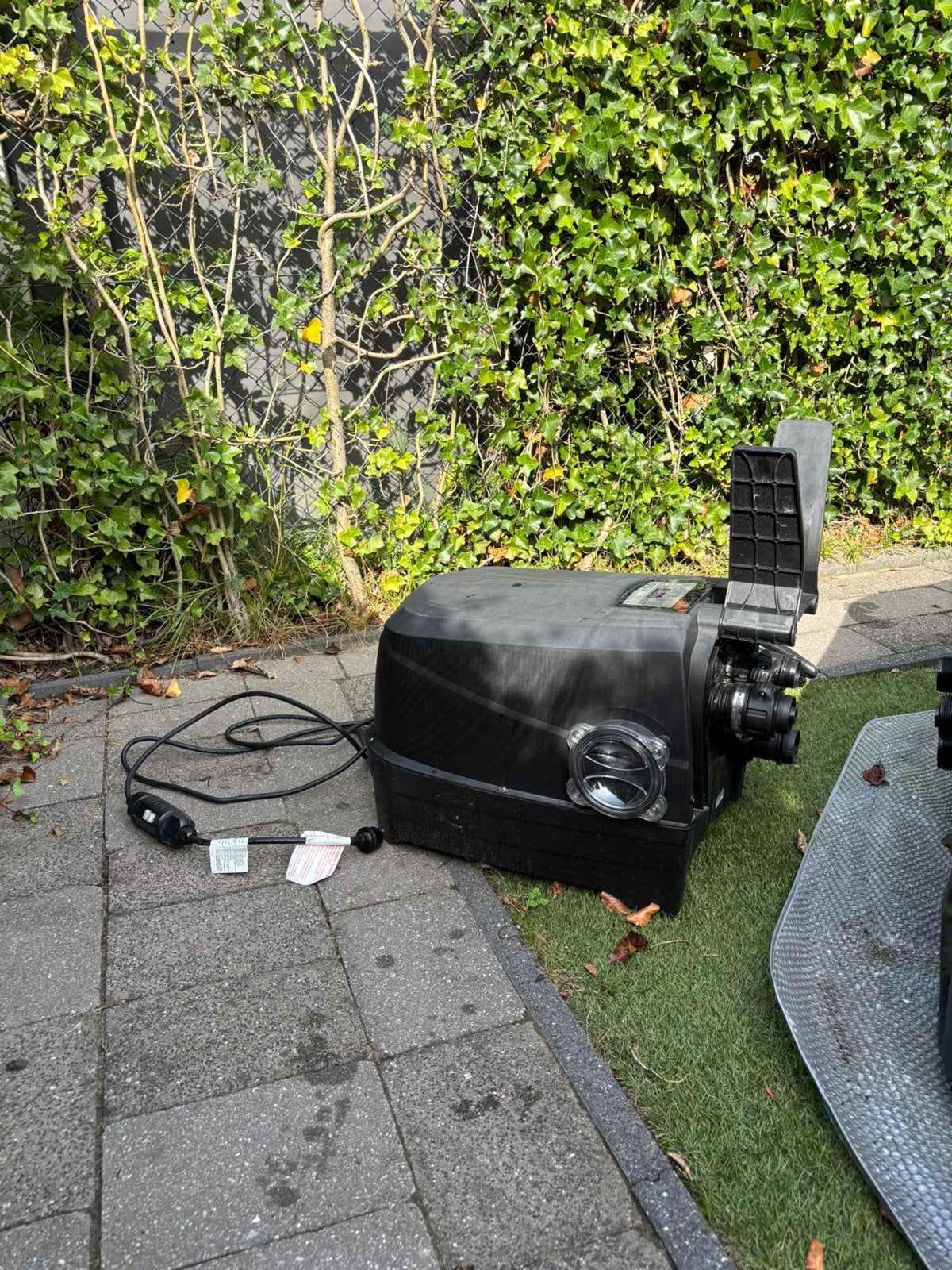 Jacuzzi Intex zoutsysteem 6 pers. (Lek), Tuin en Terras, Ophalen, Gebruikt, Afdekzeil, Opblaasbaar
