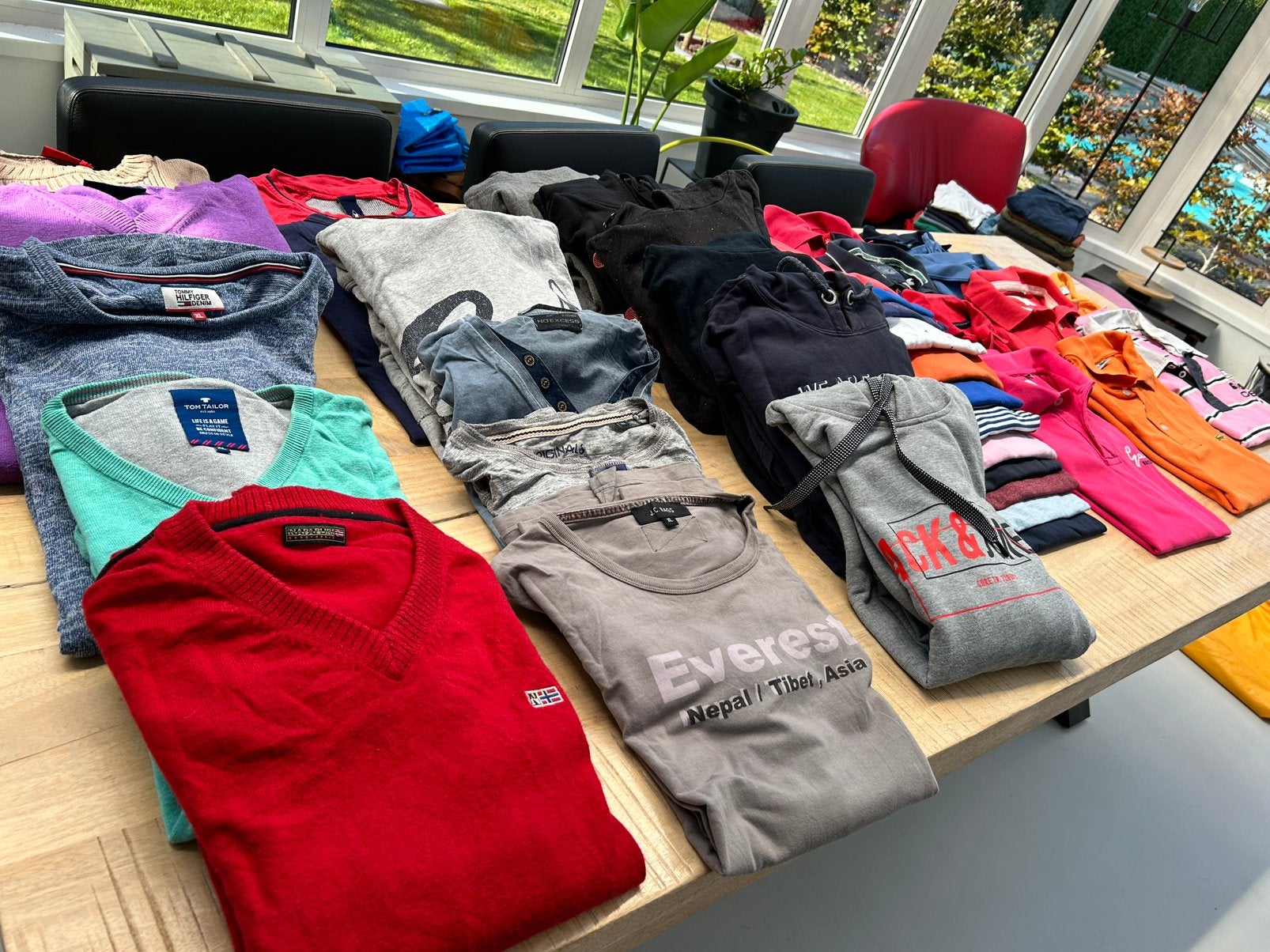Groot heren pakket merken  XL/ XXL: truien, T-shirts, polo’s, Ophalen, Gedragen, Maat 56/58 (XL)