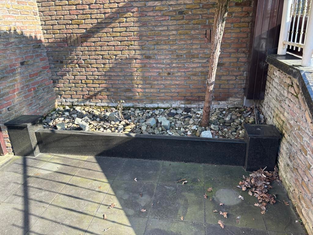 Natuurstenen afscheiding 336x49 cm - Gebruikt, Ophalen, Gebruikt, Overige materialen, Overige typen