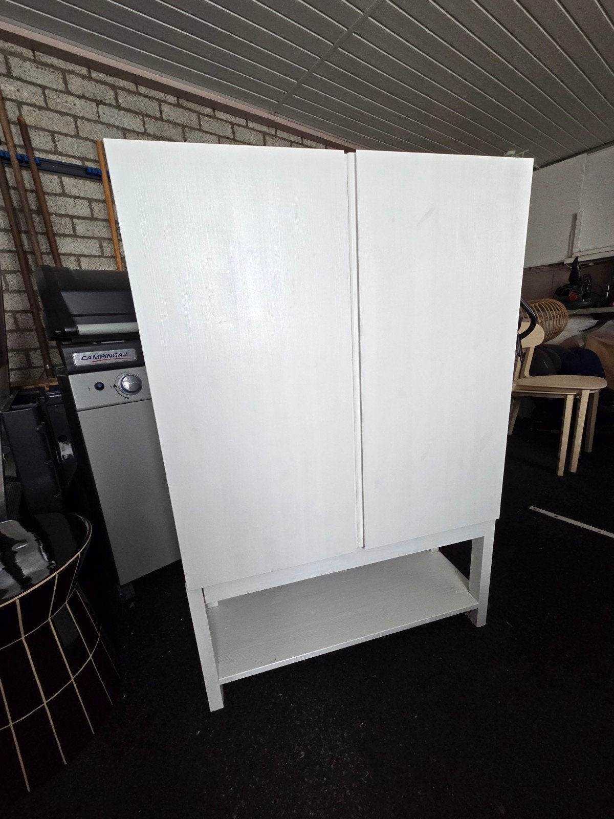 IKEA IVAR Kast in grondverf met onderstel, Ophalen, 50 tot 100 cm, Zo goed als nieuw, Minder dan 100 cm