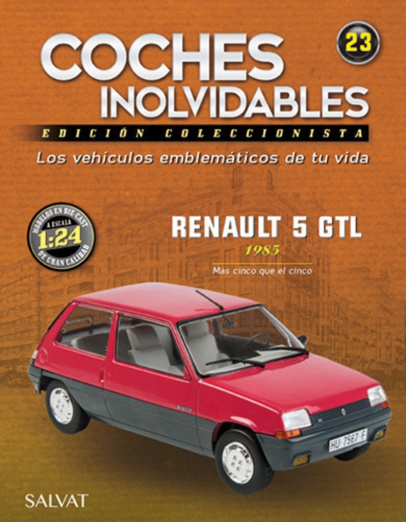 Renault 5 GTL 1985 1/24 Spaanse coches inolvidables # 23, Verzenden, Nieuw, Auto, Overige merken