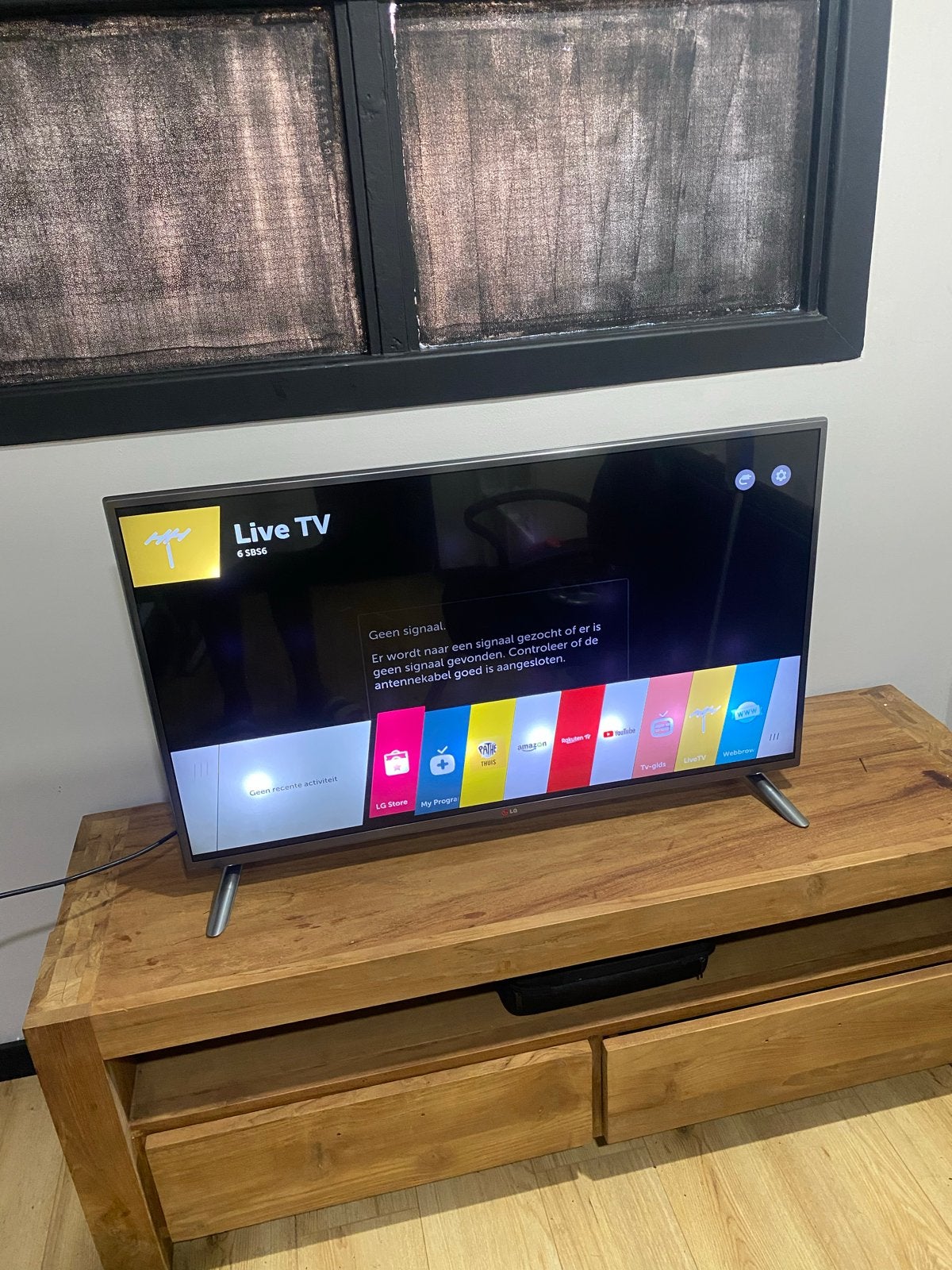 42 inch LG Smart TV te koop., Ophalen, Gebruikt, 50 Hz, 100 cm of meer