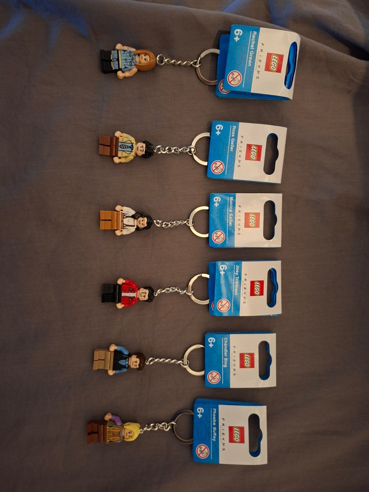 Lego Friends sleutelhangers - Complete set van 6, Ophalen of Verzenden, Nieuw