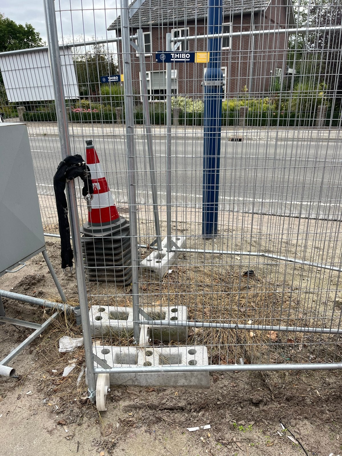 4 zgan Bouwhekken met zware voeten en poortwielen, Ophalen, Gebruikt, Overige typen, 2 tot 5 meter