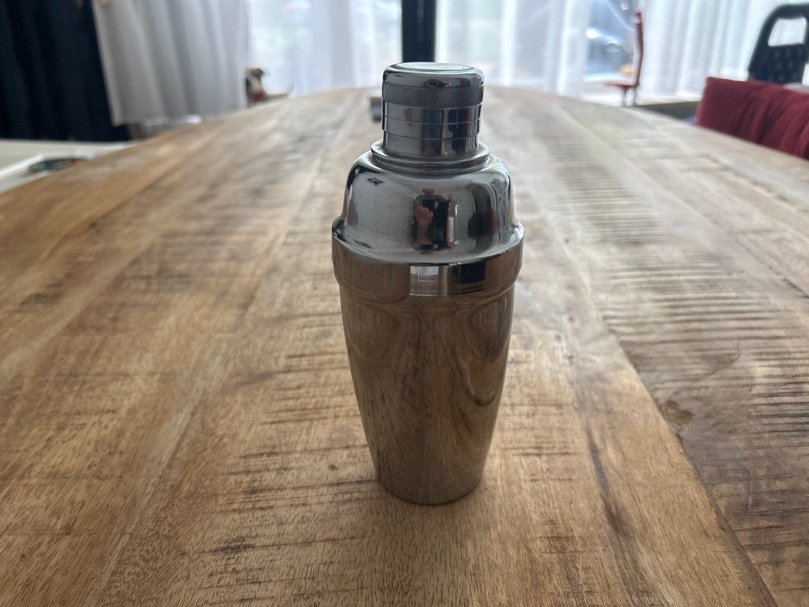 Cocktailshaker RVS, Zilver, Ophalen of Verzenden, Metaal, Overige merken