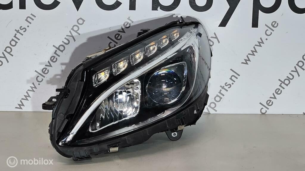 Koplamp led origineel C-klasse W205 ('14->) A2059062504, Gebruikt, Mercedes-Benz, Ophalen of Verzenden, Mercedes-Benz