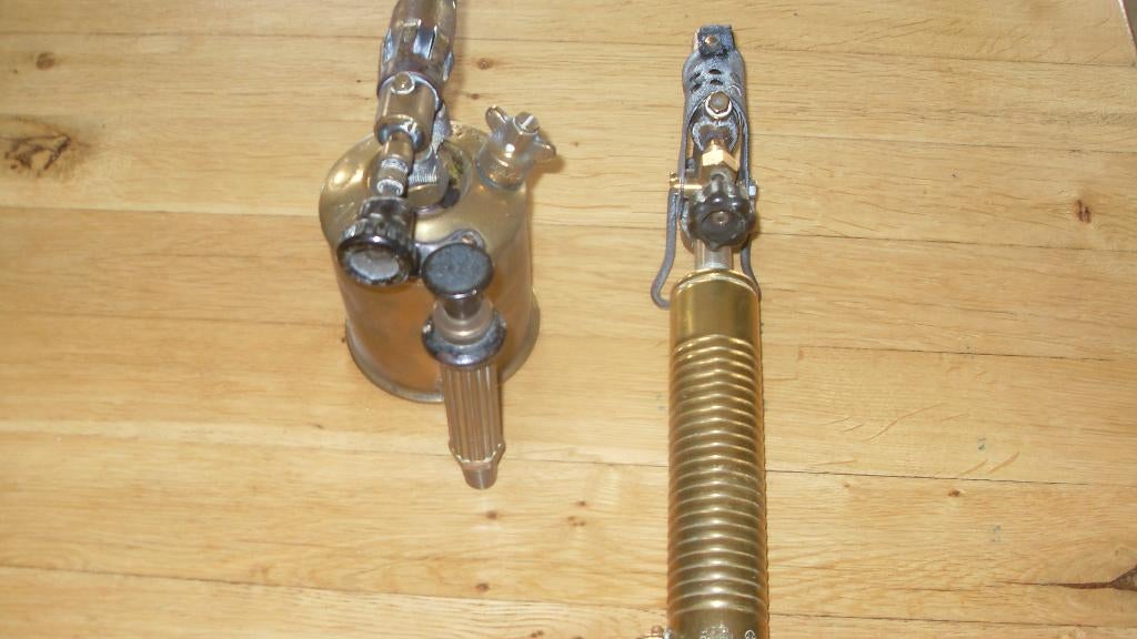 verfbrander en soldeerboud benz., Antiek en Kunst, Antiek | Gereedschap en Instrumenten, Ophalen of Verzenden