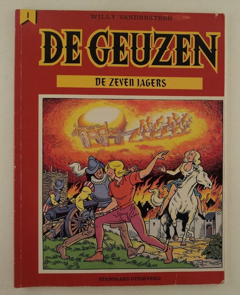 Vandersteen, Willy - De zeven jagers / De geuzen 1, Boeken, Eén stripboek, Verzenden, Gelezen