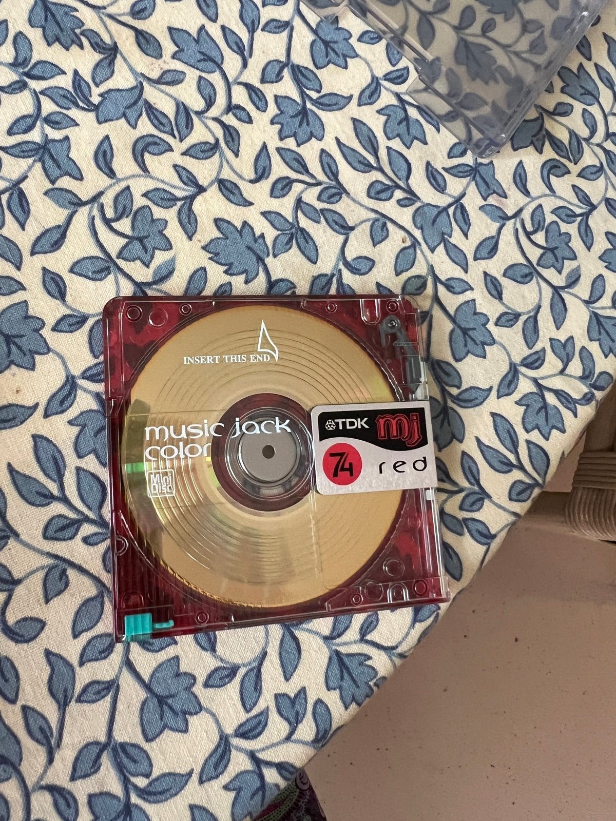 TDK MiniDisc 74 min Music Jack Color Pack – Rood, Ophalen of Verzenden, Zo goed als nieuw, Overige genres, 2 t/m 25 bandjes