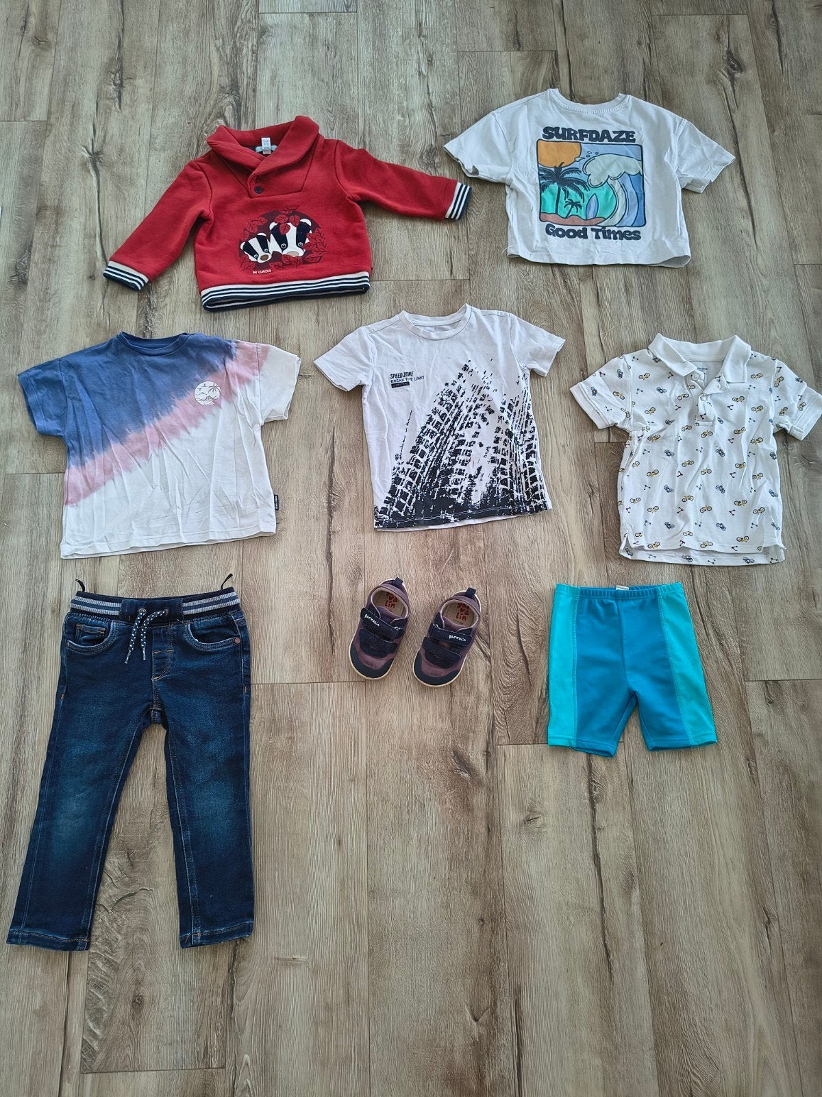 Mooi pakket speelkleding, kledingpakket jongens, maat 86/92, Gebruikt, Onb, Ophalen of Verzenden, Onb