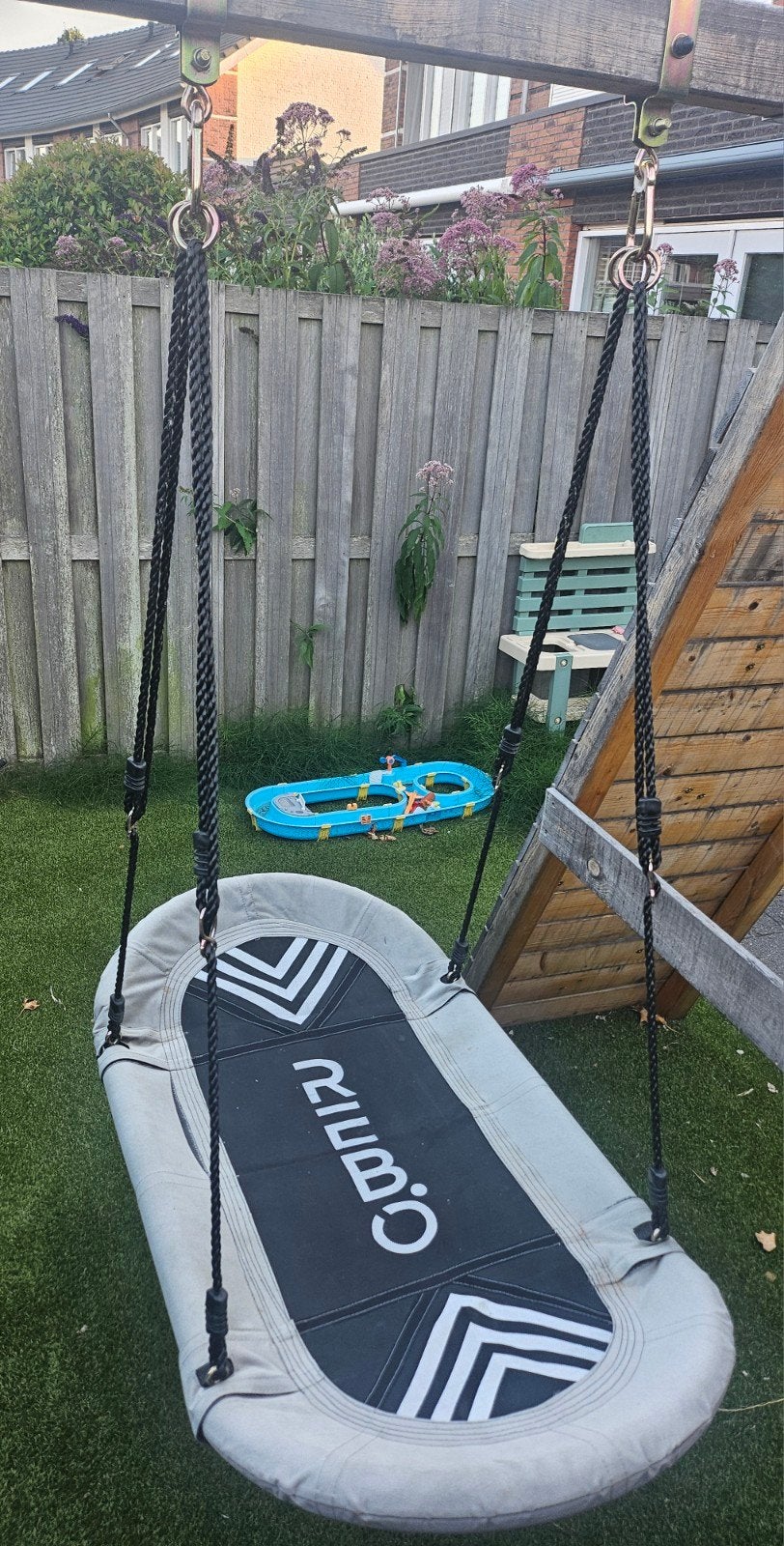 Rebo Bootschommel 120x65 cm grijs/zwart, Ophalen, Gebruikt, Schommel