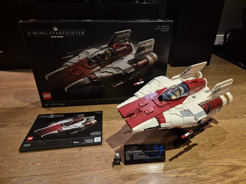 LEGO Star Wars UCS A-Wing Starfighter 75275, Star Wars, Lego, Ophalen of Verzenden, Zo goed als nieuw