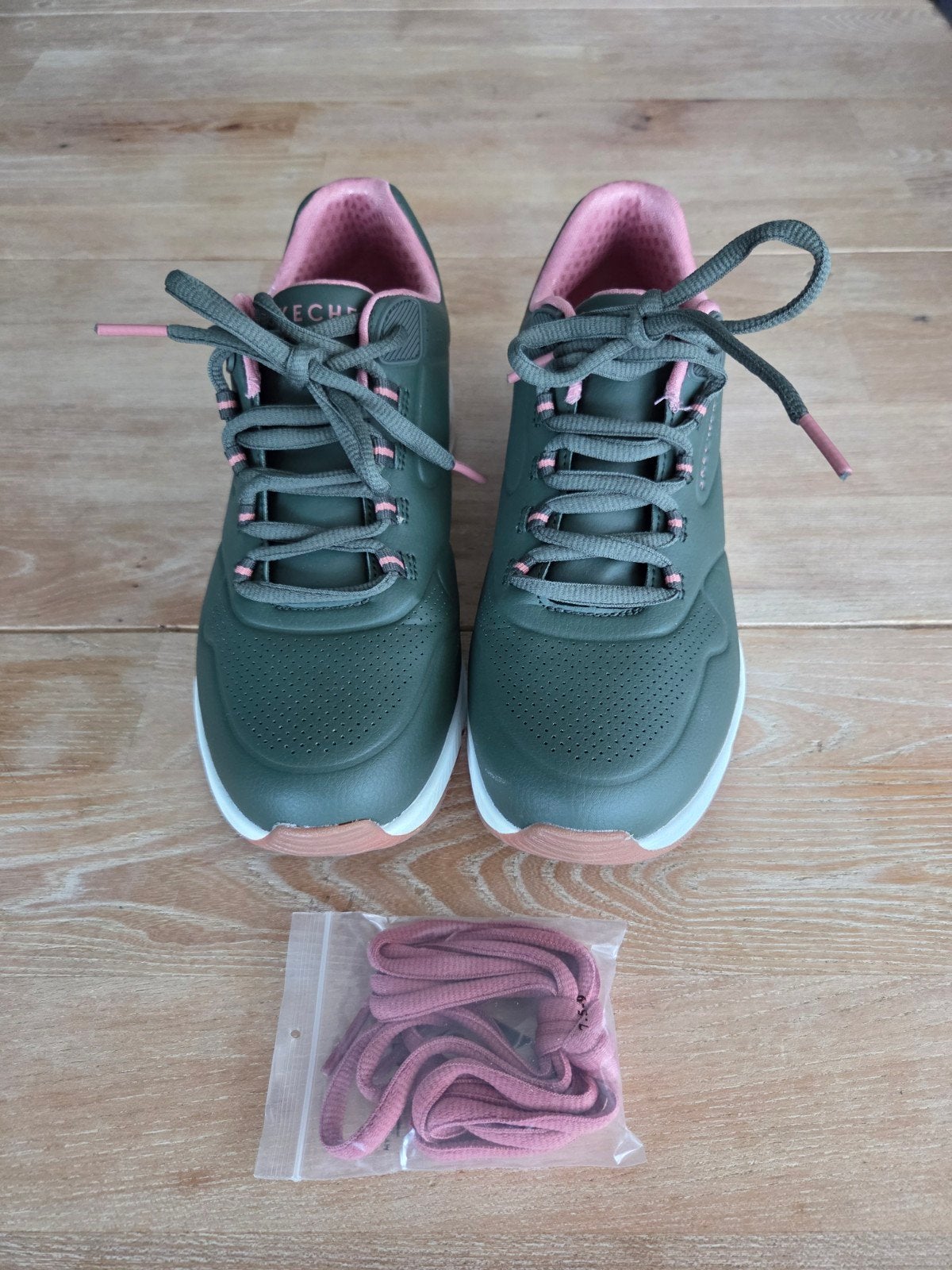 Skechers street Los Angeles mt 38-38,5, Ophalen of Verzenden, Zo goed als nieuw, Groen, Sneakers of Gympen