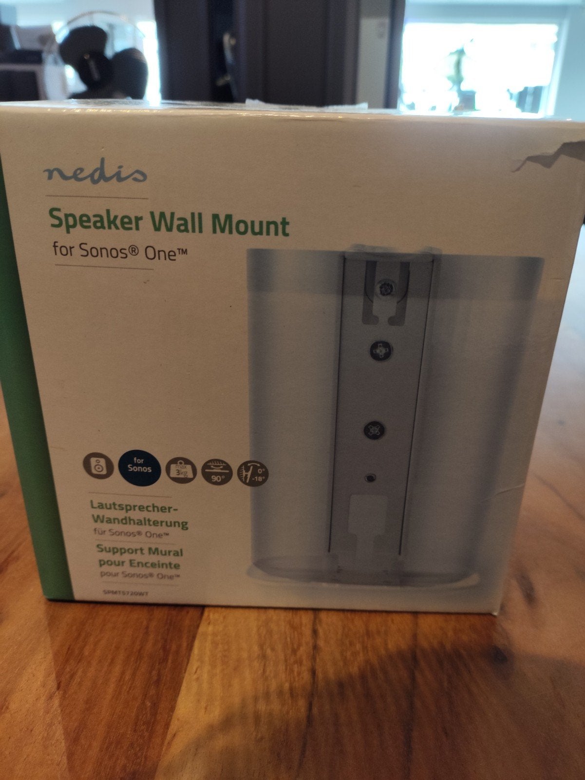Nedis speaker wall mount voor Sonos One, Audio, Tv en Foto, Luidsprekers, Ophalen of Verzenden, Nieuw, Minder dan 60 watt, Sonos