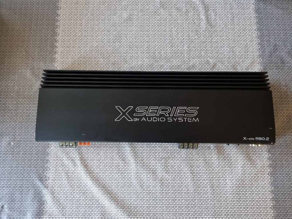 Audio system x-ion 280.2 versterker, Overige merken, Gebruikt, Ophalen of Verzenden, 120 watt of meer