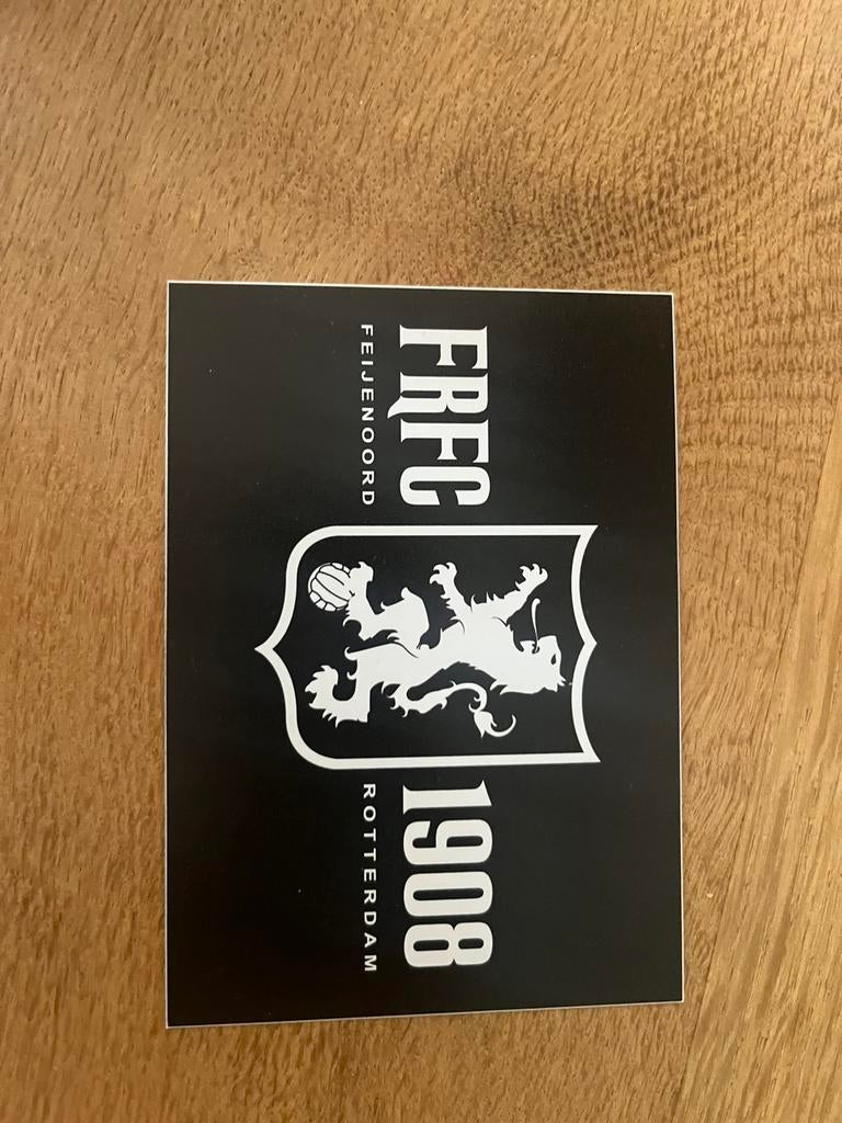 Feyenoord Sticker - FC FR 1908, Ophalen of Verzenden, Nieuw, Sport