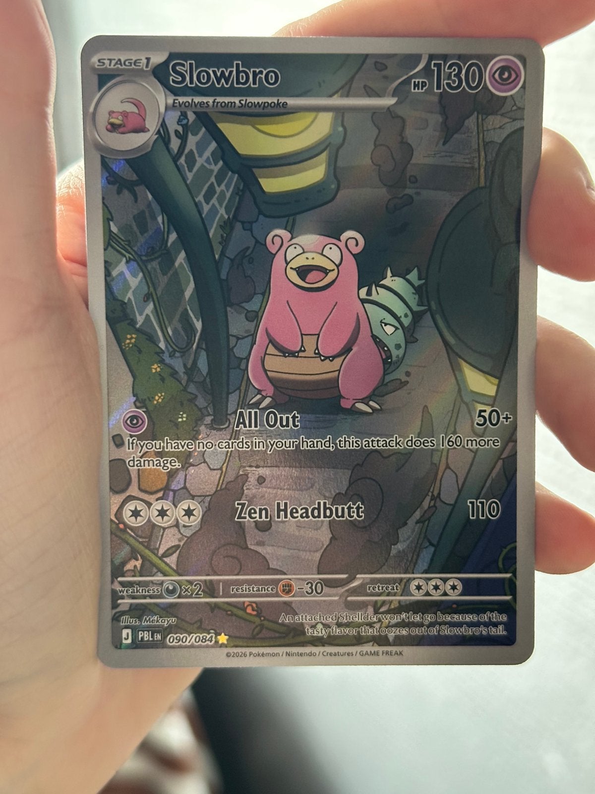 SlowBro pokemon pitch black, Ophalen, Zo goed als nieuw