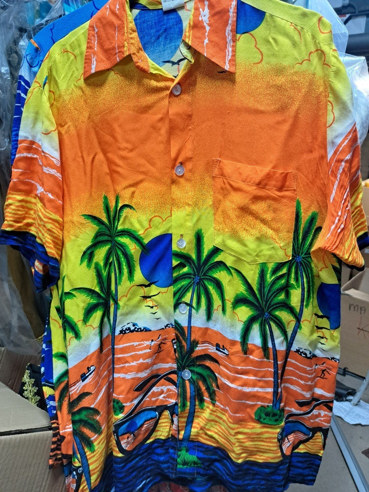 Hawaii blouse maat XL, Ophalen, Zo goed als nieuw, Maat 56/58 (XL)