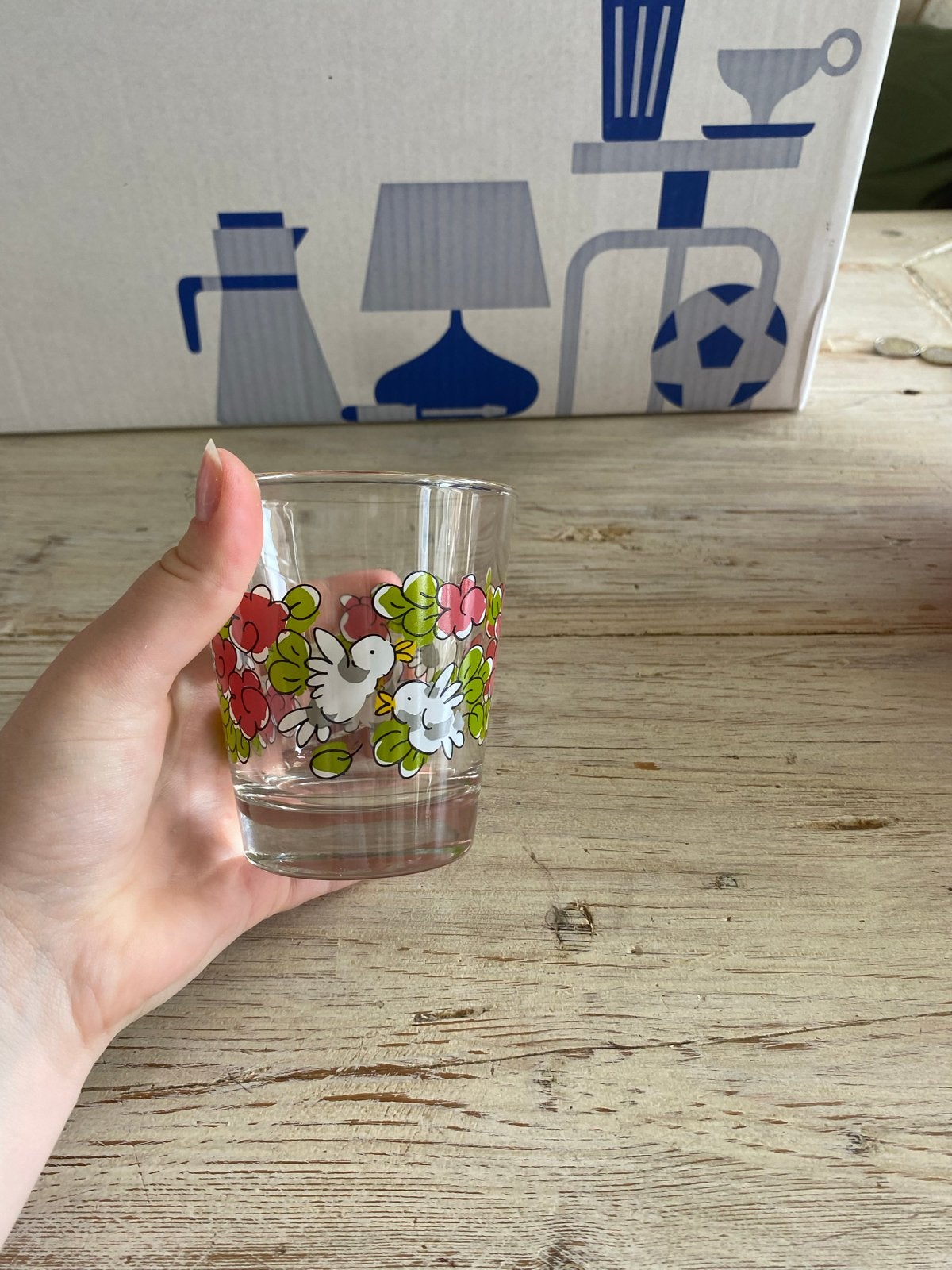 Blond Amsterdam Efteling glas - Zo goed als nieuw, Huis en Inrichting, Keuken | Servies, Ophalen, Glas of Glazen, Blond Amsterdam